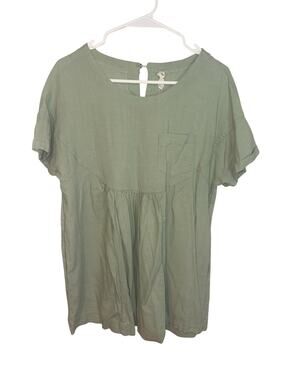 New In Green Dress